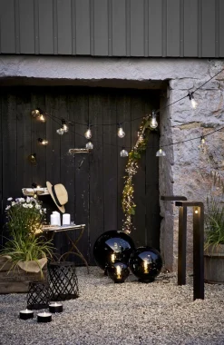 ORBY Klot Utomhusdekoration 40cm Svart