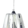 ORIVA Fönsterlampa Kristall K5 14cm Krom IP20