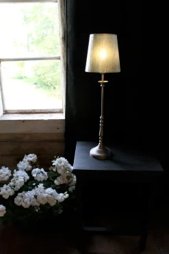 ORIVA Lampfot Rund 51cm Antik Nickel