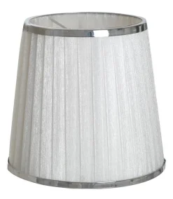 ORIVA Lampskärm Hög Organza 14cm Vit/Krom