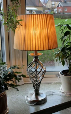 ORIVA Lampskärm Organza 30cm Champagne