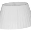 ORIVA Lampskärm Oval Organza 16,5/28cm Vit