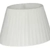 ORIVA Lampskärm Oval Organza 14/22cm Vit