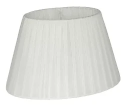 ORIVA Lampskärm Oval Organza 14/22cm Vit