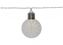 ORNAMENT Batterislinga 10LED 1,8m Transparent