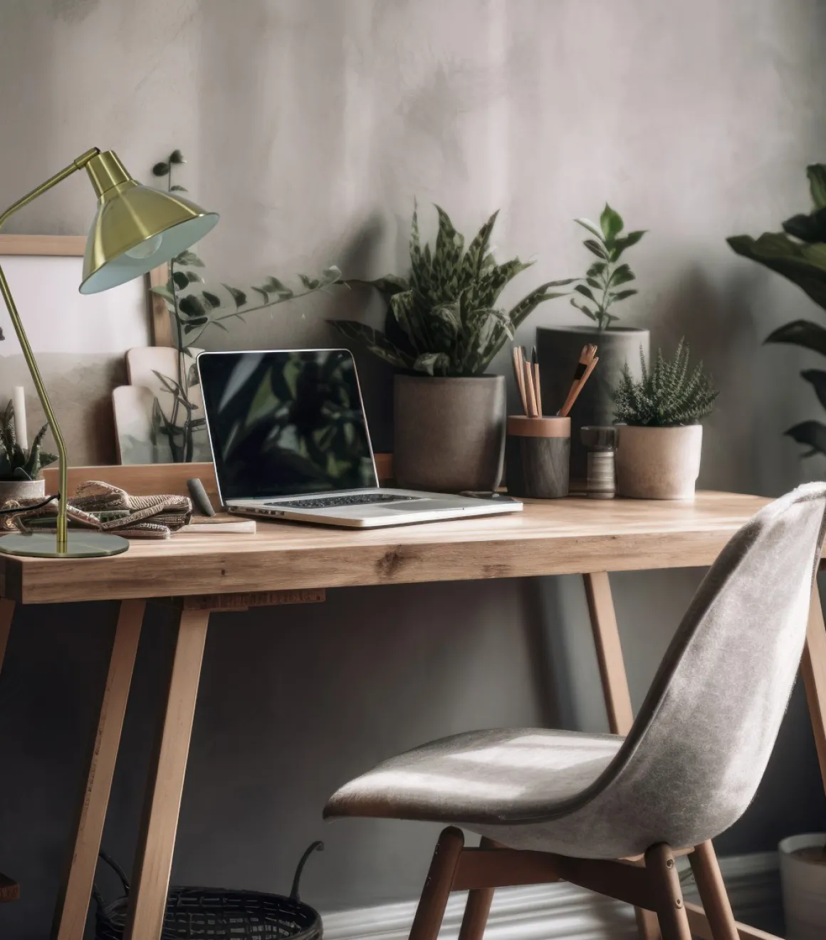 OSTRI Lampfot 51cm Antik Mässing