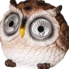 OWL Solcells-Dekoration 8cm Brun