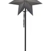 OZEN Stjärna på fot 85cm Grå