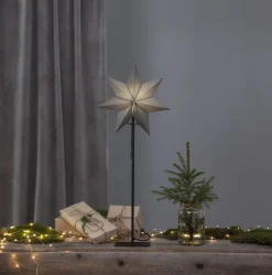 OZEN Stjärna på fot 85cm Grå