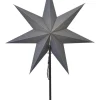 OZEN Stjärna på fot 75cm Grå