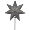 OZEN Stjärna på fot 55cm Grå