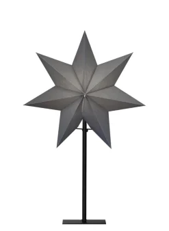 OZEN Stjärna på fot 55cm Grå
