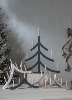 PAGOD Ljusstake 5L 27cm Elefantgrå