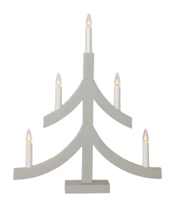 PAGOD Ljusstake 5L 47,5cm Grå