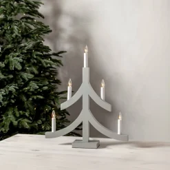 PAGOD Ljusstake 5L 47,5cm Grå