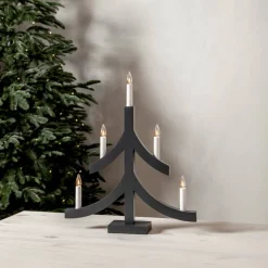 PAGOD Ljusstake 5L 47,5cm Grafit