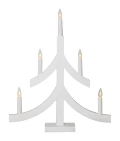 PAGOD Ljusstake 5L 47,5cm Vit