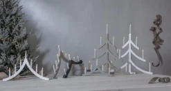 PAGOD Ljusstake 7L 40cm Vit