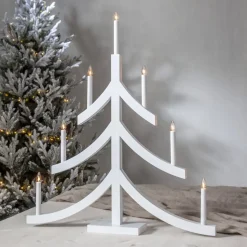 PAGOD Ljusstake 7L 79cm Vit