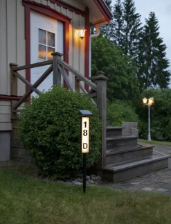 PATHY Solcells-pollare 73cm Svart