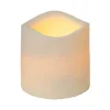 PAUL LED-Blockljus 7,5cm LED Beige