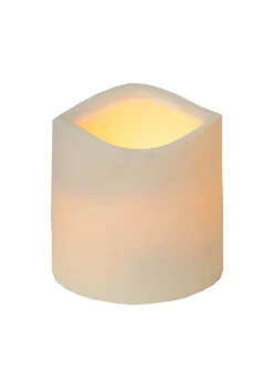 PAUL LED-Blockljus 7,5cm LED Beige