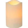 PAUL LED-Blockljus 11,5cm LED Beige