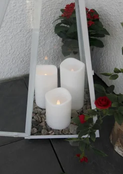 PAUL LED-Blockljus 15cm LED Vit