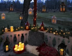 PAUL LED-Blockljus 15cm LED Beige