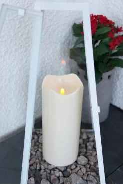 PAUL LED-Blockljus Sensor 23cm LED Beige