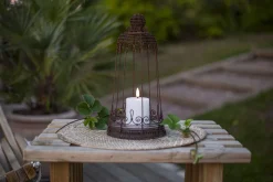 Paula Flamme LED Ljus Vit 10 cm Skymningsrelä