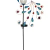 PEACOCK Solcellsdekoration 80cm Flerfärgad IP44