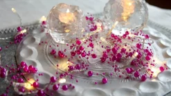 PEARLZ Ljusslinga 110cm Rosa