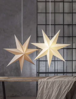 PLAIN Pappersstjärna 90cm Vit