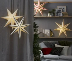 PLAIN Pappersstjärna 78cm Vit