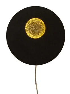 PLANET Vägglampa LED 28cm Svart/Guld