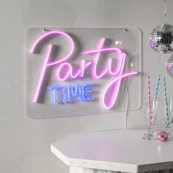 PLEXY Inomhusdekoration 40cm Party Rosa/Transparent