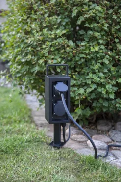 PLUGGE Förgrening 34cm Svart IP44