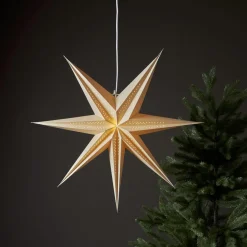 POINT Pappersstjärna 60cm Beige