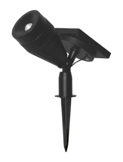 POWERSPOT Solcells-spotlight 15cm Svart IP44