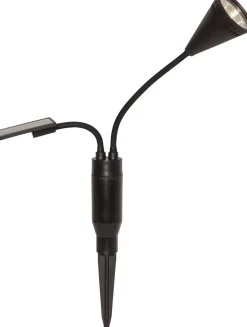 POWERSPOT Solcells-spotlight 34cm Svart Varmvit IP44