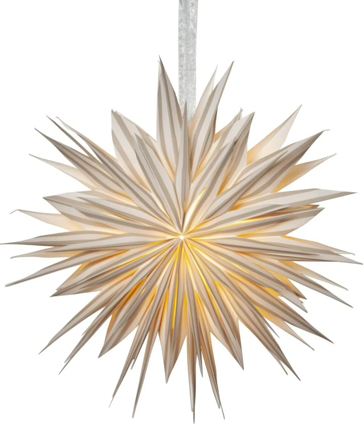 PRINT Stjärna 60cm Vit