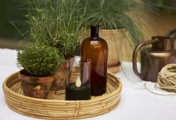 PULOUN Solcellslykta 14cm Svart