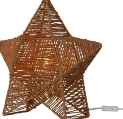 RAPPE Stjärna på fot 43cm Brun
