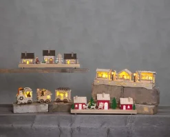 REGENSBURG Ljusstake 43,5cm 6LED Natur