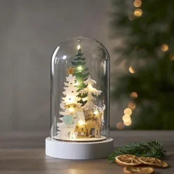 REINBEK Bordsdekoration Batteri 20cm Vit