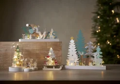 REINBEK Bordsdekoration Batteri 20cm Vit