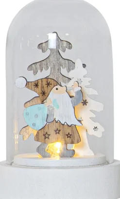 REINBEK Bordsdekoration 2-Pack Batteri 9cm Vit