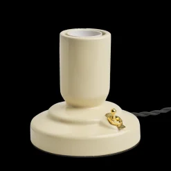 RETRO Lampfot E27 12cm Beige