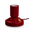 RETRO Lampfot E27 12cm Röd